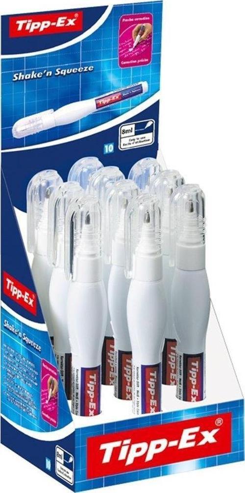 Tippex Sıvı Daksil Shaken Squeeze 802422 (10 Lu Paket)