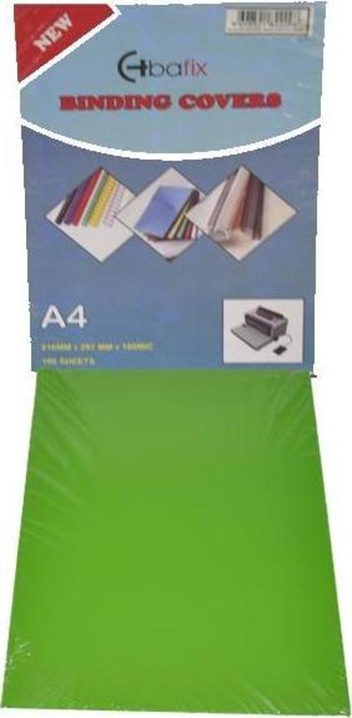 A-4 Pvc Cilt Kapağı 160 Micron Yeşil 106836 100 Lü (1 Paket 100 Adet)