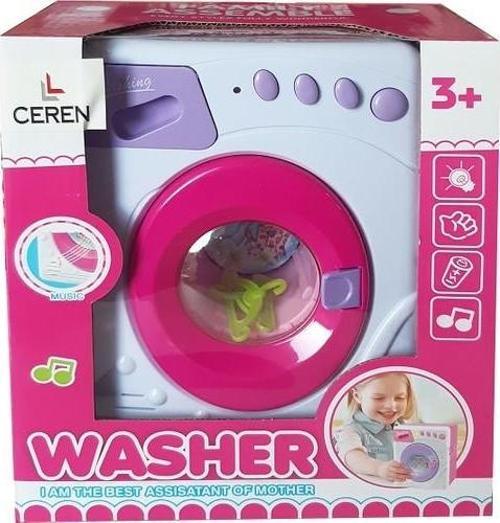 Oyuncak Işıklı Pilli ve Sesli Çamaşır Makinesı LS820G10