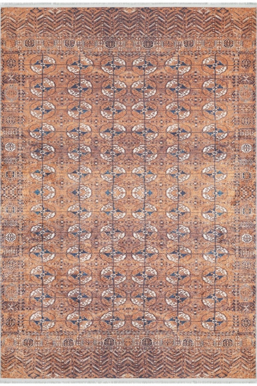 Aurangabad Turuncu Modern Dijital Baskı Halı-Haln-HLN1937-240 x 300