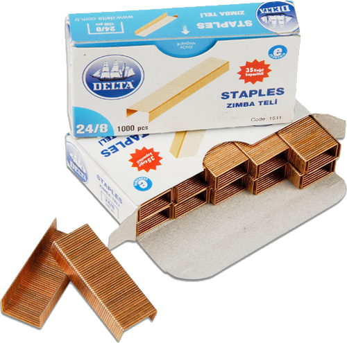 1521 Zımba Teli Sarı 24-8 1000 Tel 35 Sayfa (10 Paket)