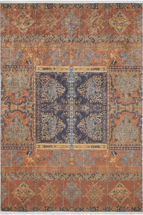 Merath Siyah Modern Dijital Baskı Halı-Haln-HLN1864-150 x 250