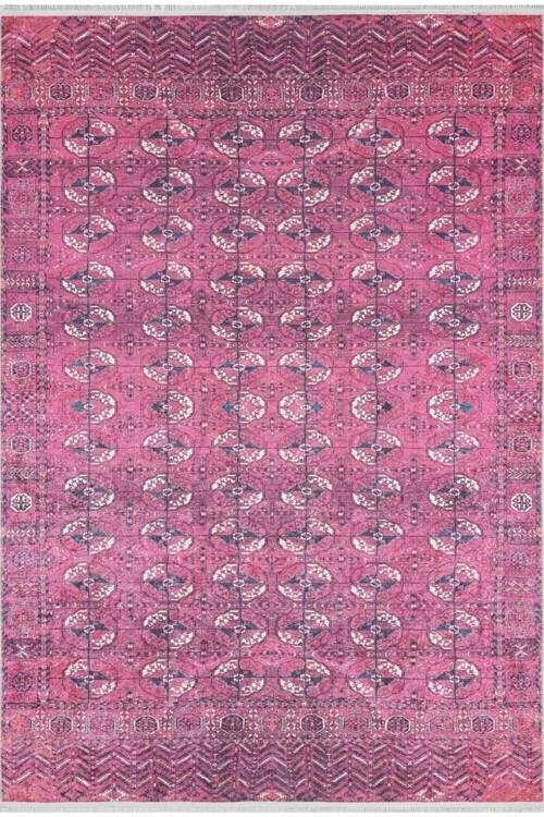 Solapur Bordo Modern Dijital Baskı Halı-Haln-HLN1940-100 x 400