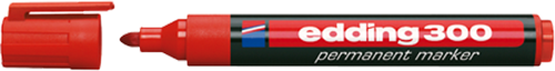 E-300 Kırmızı Permanent Markör Kalemi 10 Lu Ed30002 (1 Paket 10 Adet)