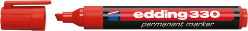 E-330 Kırmızı Permanent Markör Kalemi 10 Lu Ed33002 (1 Paket 10 Adet)
