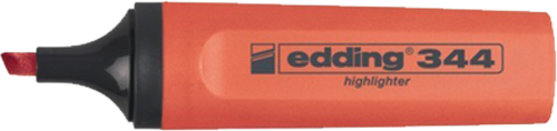 E-344 Fosforlu Kalem Kırmızı 10 Lu Ed34402 (1 Paket 10 Adet)