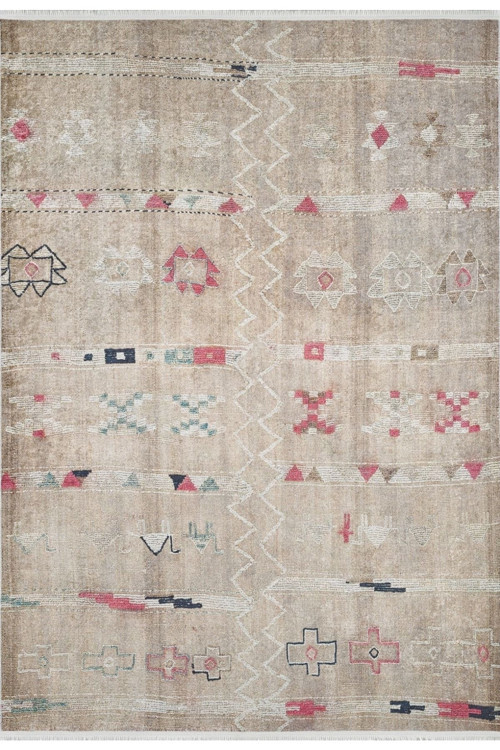 Thane Bej Modern Dijital Baskı Halı-Haln-HLN1682-80 x 100