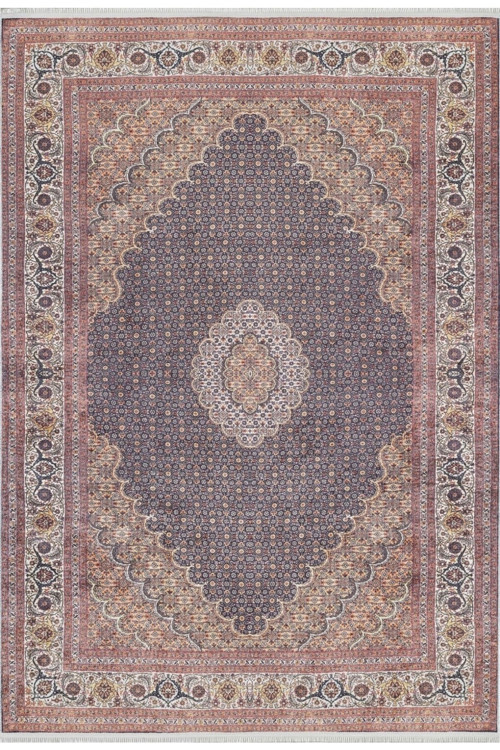 Lakhnau Kahverengi Modern Dijital Baskı Halı-Haln-HLN1675-300 x 300