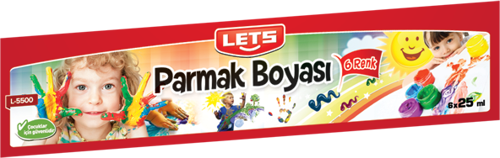 L-5500 Parmak Boyası 6 Renk 25 Mg.
