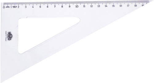 Gönye Ögrenci Tipi 21 Cm 60 Derece 0750