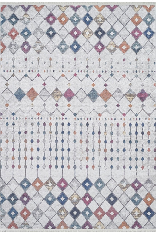 Reynosa Bej Modern Dijital Baskı Halı-Haln-HLN1655-180 x 300