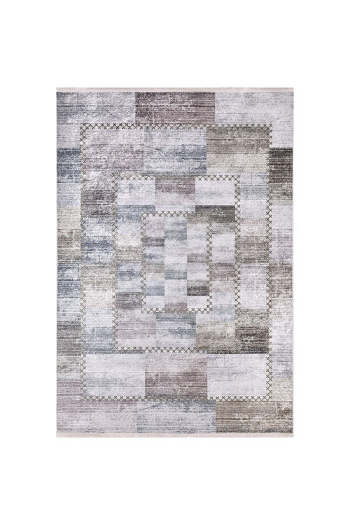 Quebec Yeşil Patchwork Dijital Baskı Halı-Haln-HLN033-120 x 220