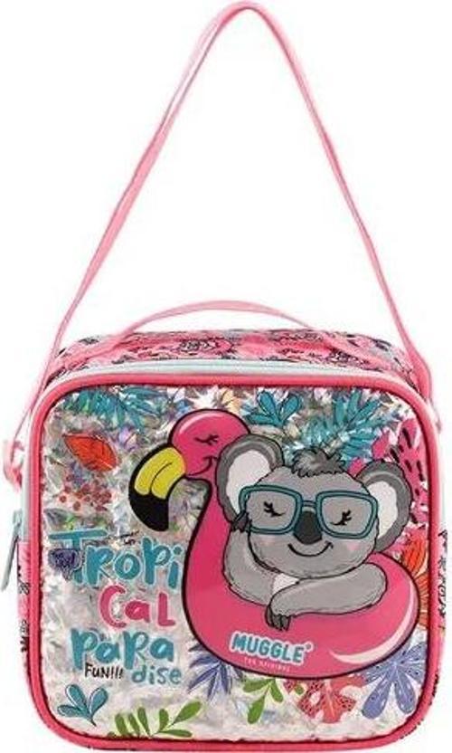 Beslenme Çantası Tropikal Pradice Pembe Mu-8942