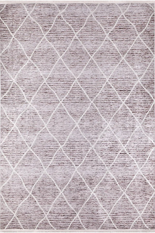 Cangcun Kahverengi Modern Dijital Baskı Halı-Haln-HLN923-80 x 200