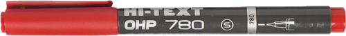Hitext Asetat Kalemi S Kırmızı 12 Li 780Sk (1 Paket 12 Adet)