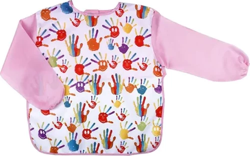 Boyama Önlüğü Büyük Boy Pembe NC-4108