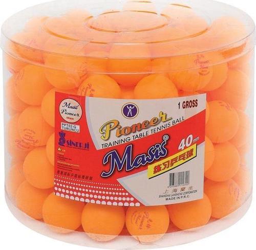 Pinpon Topu Pioneer Turuncu 144 Lü (1 Paket 144 Adet)