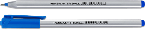 Triball Tükenmez Kalem 1,0 Mm Mavi 12 Li (1 Paket 12 Adet)