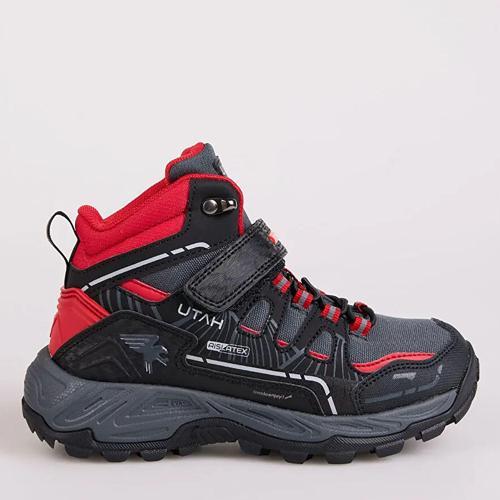 Çocuk Günlük Spor Ayakkabı Utah Jr 2401 Black Red Jutahw2401V