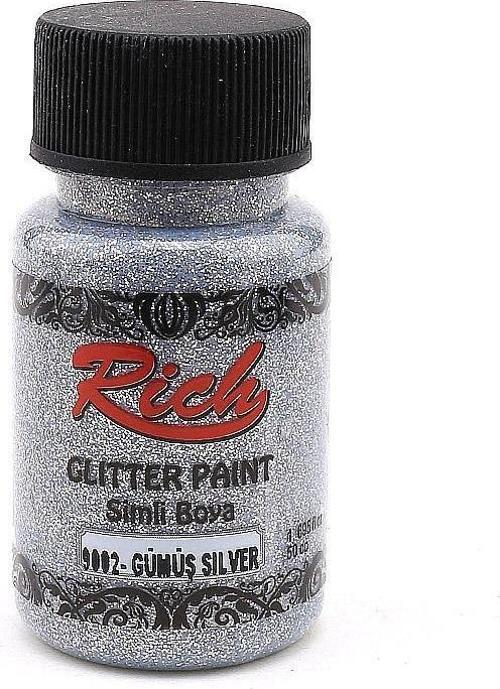 Glitter Paint Simli Boya 50 Cc Gümüş Silver 9002