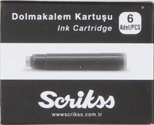 Dolma Kalem Kartuşu 6 Lı Siyah M000Saffd0602A (1 Paket 6 Adet)