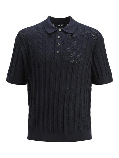 Lamason Knıt Oversize Fit Triko Polo Yaka Erkek Tişört 12277518