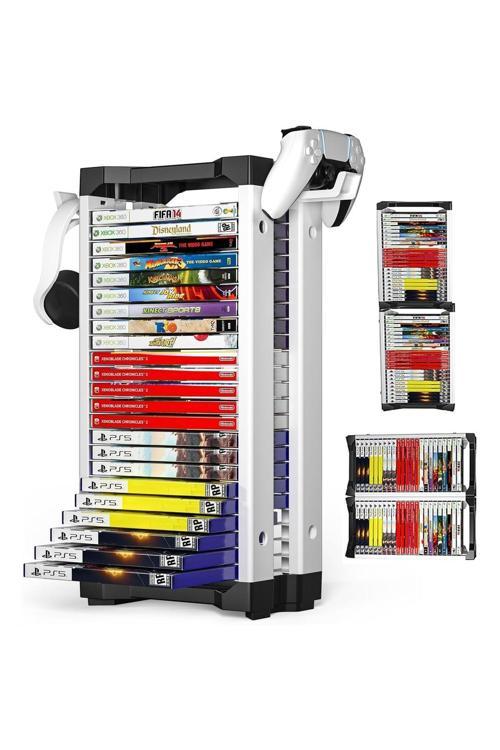 Oyun Depolama Kulesi 23 Kapasiteli Oyun Standı Rafı Ps5/Ps4/Xbox  X/S/Switch  Ty-2847