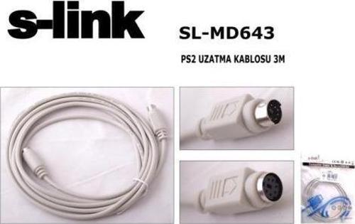 S-Lınk 3Mt Ps-2 Uazatma Kablosu Sl-Md643