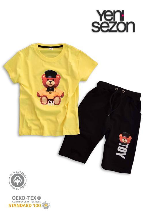 Pamuklu Unisex Çocuk Kapri Takımı (Cepli & Kordonlu, 3-12 Yaş)