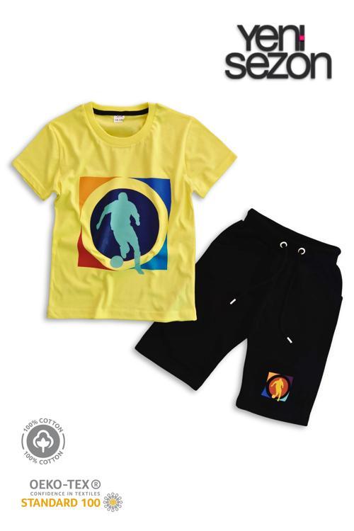 Pamuklu Unisex Çocuk Kapri Takımı (Cepli & Kordonlu, 3-12 Yaş)