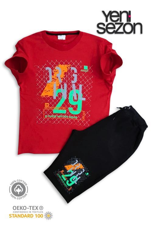 Pamuklu Unisex Çocuk Kapri Takımı (Cepli & Kordonlu, 3-12 Yaş) TRL-36