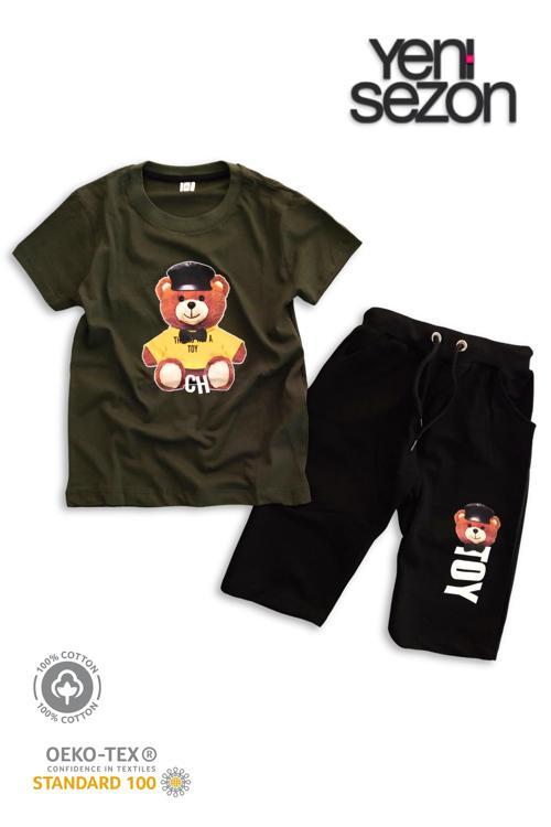 Pamuklu Unisex Çocuk Kapri Takımı (Cepli & Kordonlu, 3-12 Yaş)