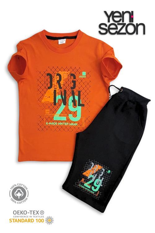 Pamuklu Unisex Çocuk Kapri Takımı (Cepli & Kordonlu, 3-12 Yaş) TRL-36