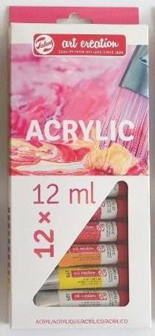 Akrilik Boya 12 Renk 12 Ml Rt-9021712M