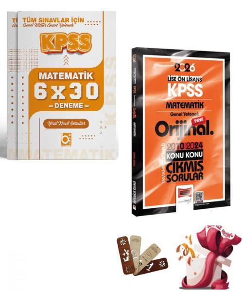 2026 KPSS Lise-Önlisans Matematik Orijinal 2010-2024 Konu Konu Çıkmış Sorular ve Deneme Seti Yargı v