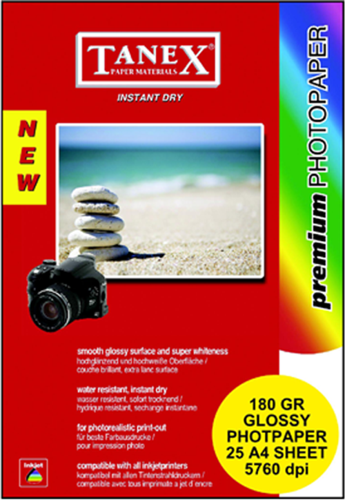 A4 Fotoğraf Kağıdı 180 Gr. 25 Li (1 Paket 25 Adet)