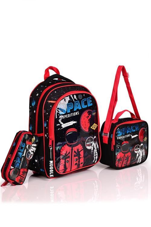 9132 Space Expeditions Okul Sırt Çantası 3'Lü Set