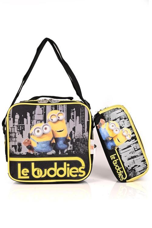 Minions 87796 Beslenme Çantası, Kalemlik Çantası Seti