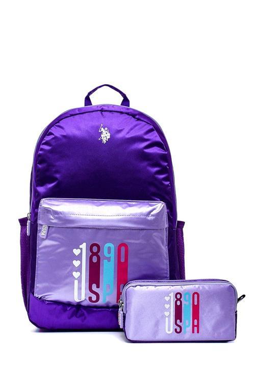 U.S. Polo. Assn. Kız Çocuk Okul Çanta Seti PLSET2829