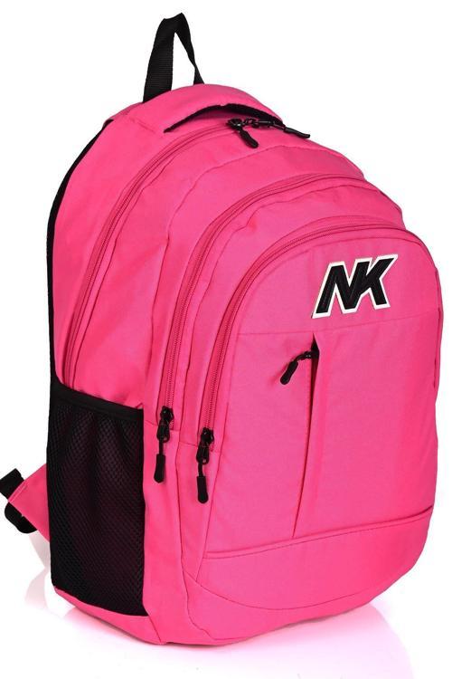 Nk 9001-03 Su Geçirmez Ortopedik Sırt Destekli Okul Sırt Çantası Pembe