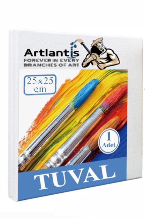 Tuval 25x25 cm Astarlı Kare Tuval 1 Adet Resim Küçük Tuvali 25*25 cm Tual Akrilik Boya Yağlı Boya İçin İdeal