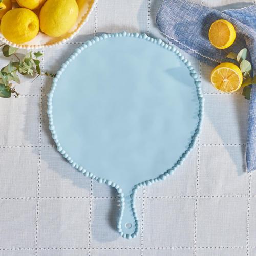 Perla Melamin Yuvarlak Peynir Tabağı 42 cm Mavi