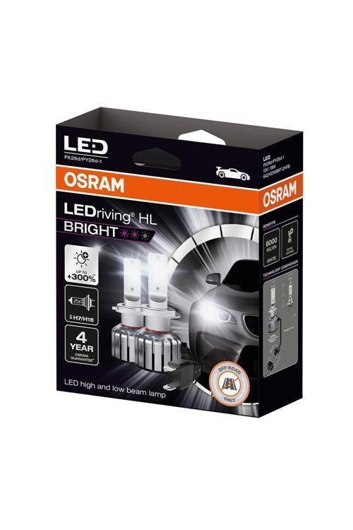 H7 Led Xenon %300 Bright 4 Yıl Garantili 19W - 12V (2Adet Far Için)