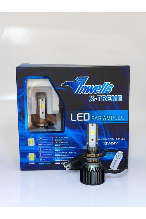 H7 Led Xenon Far Ampulü - Xtreme Serisi Yeni Nesil Csp Çip Led'Li