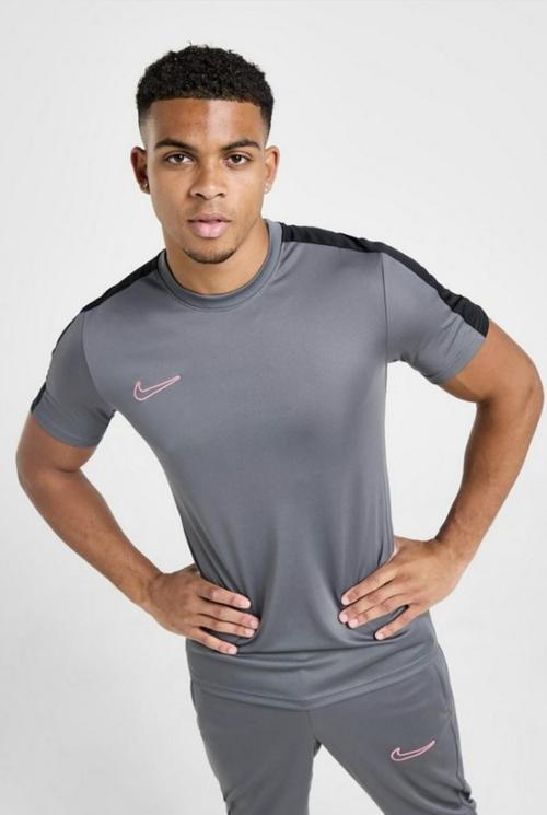 Academy Dri-Fit Erkek Gri Antrenman T-Shirt
