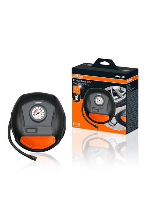 12V Lastik Şişirme Hava Kompresörü 120W (0-100 Psı / 0-6.9 Bar / 4.5 Dk) (Analog)