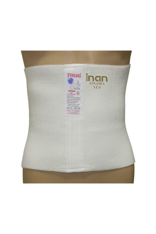 Unisex Bej Angora Yün Korse