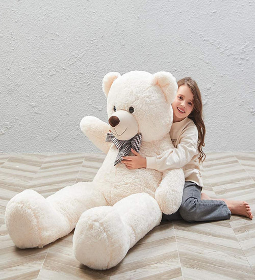 160 cm Sevgiliye Özel Romantik DEV Boy Papyonlu Peluş Ayı- % 100 YERLİ
