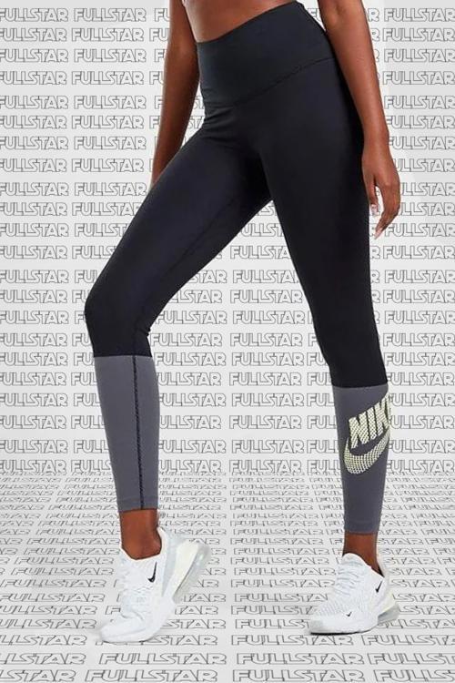 One Training High Rise Leggings Yüksek Belli Toparlayıcı 2Cepli Siyah Tayt