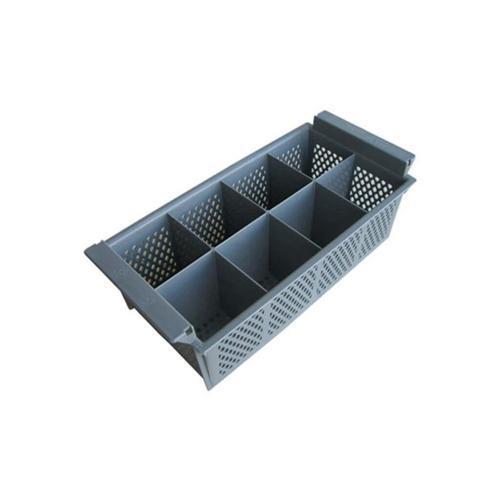 CKB-8  Çatal kaşık Basketi-8 Bölmeli-Dik Tip-Gri